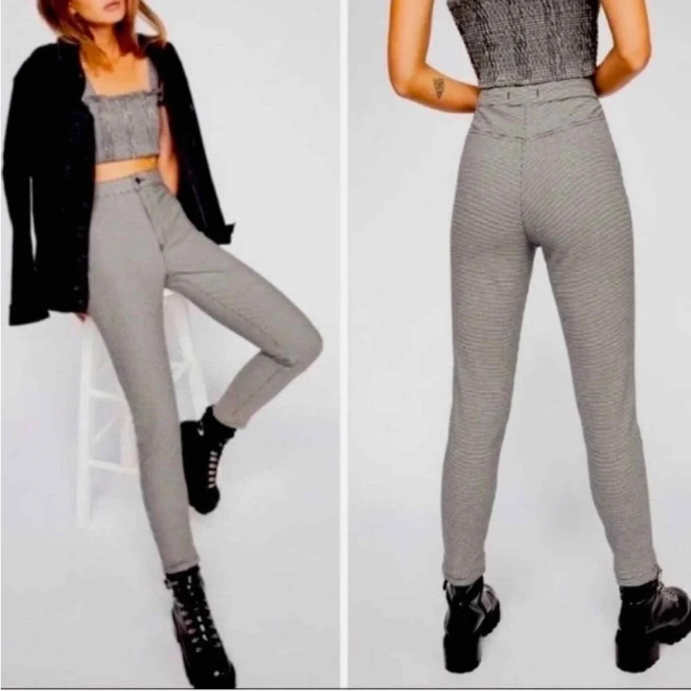 Free people We the free Belle Houndstooth Skinny pants - Picture 2 of 5